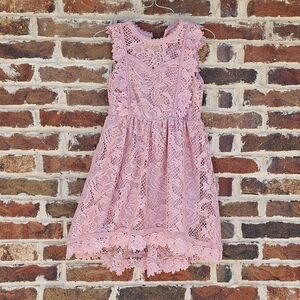 Knitworks Mauve Lace Dress